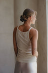 PK1005 | Knit 100% Organic Cotton Garment Washed Ribbed Tank