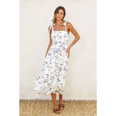 Oceanica Button Down Midi Dress