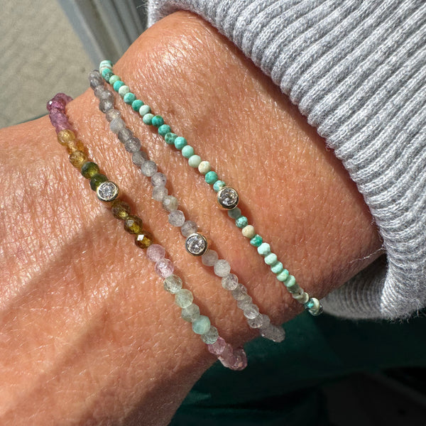 MY ONE & ONLY DIAMOND BEADED BRACELET