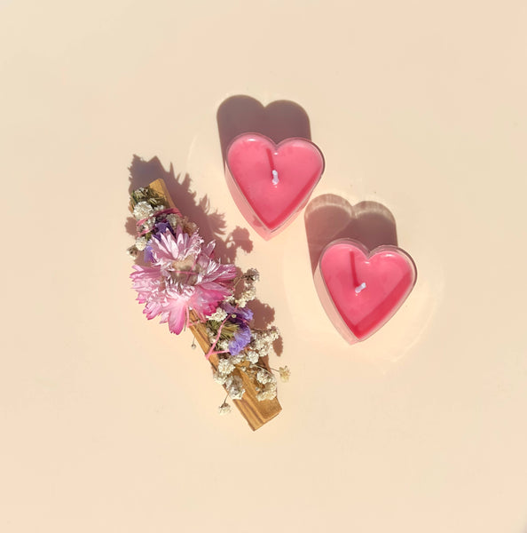 ROMANCE PALO SANTO Floral Bundle - Smudge - Valentines Day
