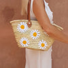 Summer Beach Basket Bag, French Basket Market Bags