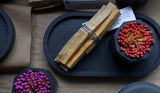 LIMITED Edition Black Candle Match Holder w/ Purple Matches