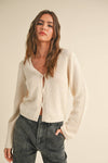 J3978  LIGHT WEIGHT L/S KNIT CARDIGAN