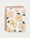 Happy Birthday Ochre Card