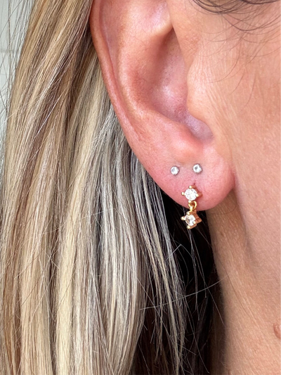 TWINKLE DROP STUD EARRINGS