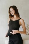 PK1005 | Knit 100% Organic Cotton Garment Washed Ribbed Tank