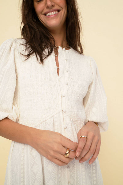 Magnolia Dress Ecru