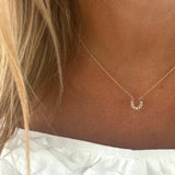 LUCKY HORSESHOE DIAMOND NECKLACE