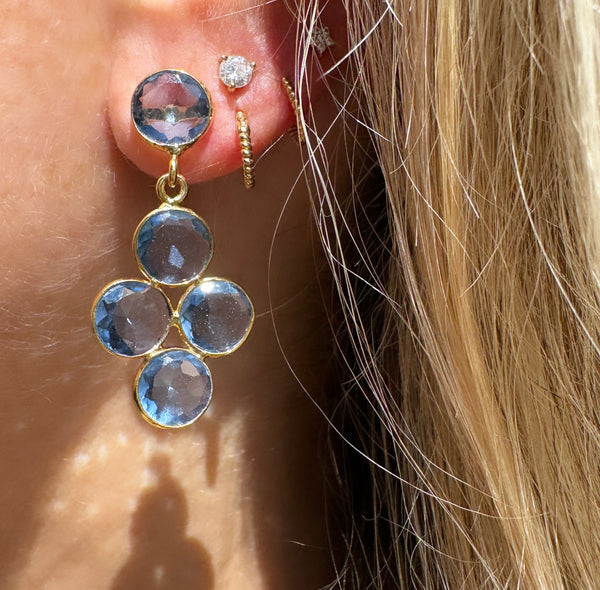 GEMMY DEWDROP EARRINGS