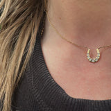 LUCKY HORSESHOE DIAMOND NECKLACE