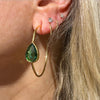 UMA GEMSTONE HOOP EARRINGS