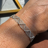 BEADED SILVER BRACELET