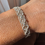 BEADED SILVER BRACELET
