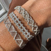 BEADED SILVER BRACELET