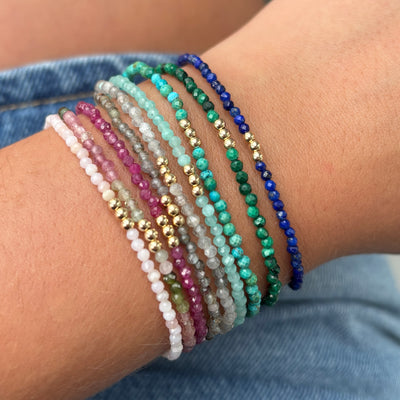 THREE WISHES BEADED BRACELET