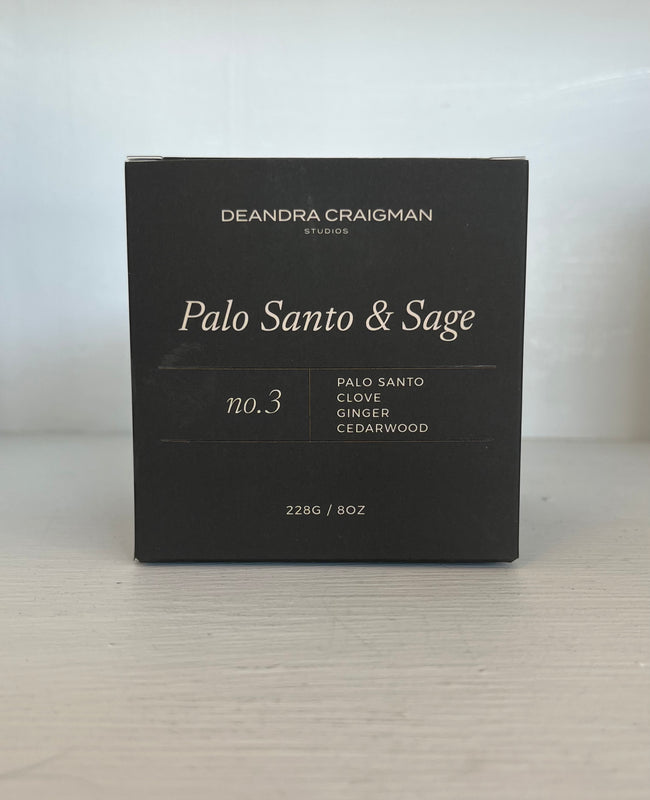 PALO SANTO & SAGE CANDLE