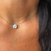 ROUND PEARL PENDANT NECKLACE