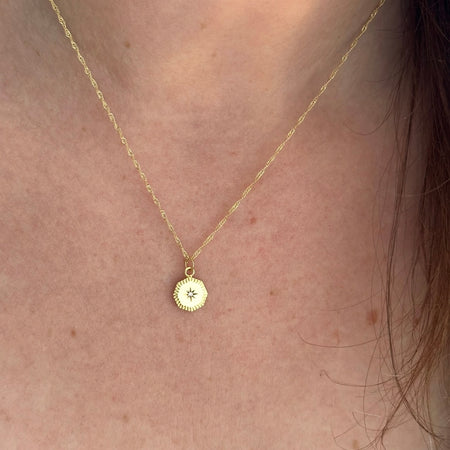 GOLDEN LOVE CHARM NECKLACE