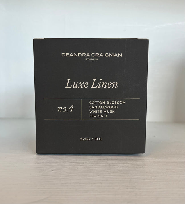 LUXE LINEN CANDLE