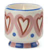 HANDPAINTED CERAMIC CANDLE