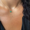 EMERALD PENDANT NECKLACE