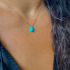 SLEEPING BEAUTY TURQUOISE PENDANT NECKLACE