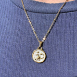 ZODIAC CONSTELLATION DISC NECKLACE