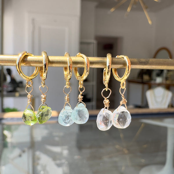 BIRTHSTONE EARRINGS