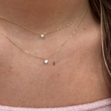 STARLIGHT FLOATING DIAMOND NECKLACE