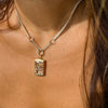 5 LINK CHARM HOLDER NECKLACE