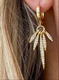 MIDNIGHT FRINGE HOOPS