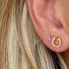LUSTRE LUCK HORSESHOE STUDS