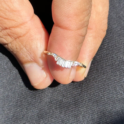Diadem Baguette Ring