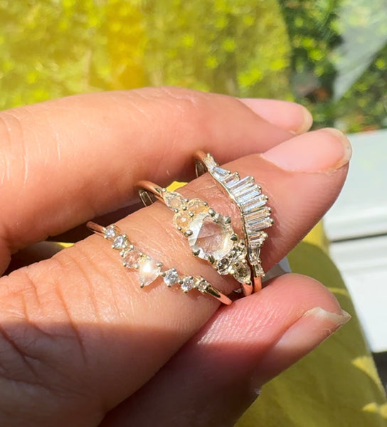 Diadem Baguette Ring