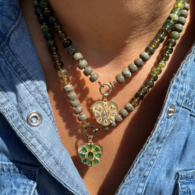 ASTRAL HEART BEADED NECKLACE