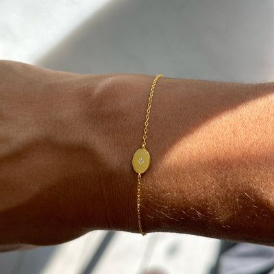 STARBURST DISC BRACELET