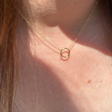 FOREVER OPEN CIRCLE NECKLACE