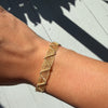BEADED GOLD BRACELET
