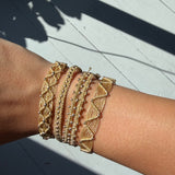 BEADED GOLD BRACELET