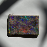 HOLOGRAM GOLDEN ZIP POUCH