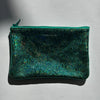 IRIDESCENT JADE ZIP POUCH