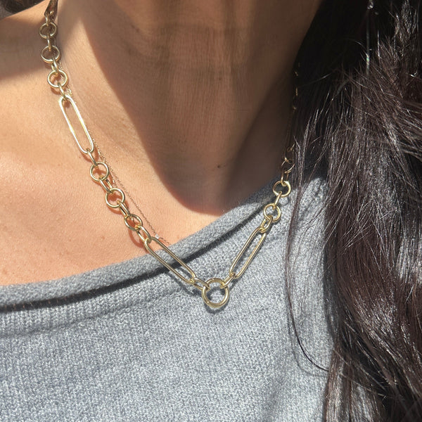 CHARLIZE ROLO CHAIN NECKLACE