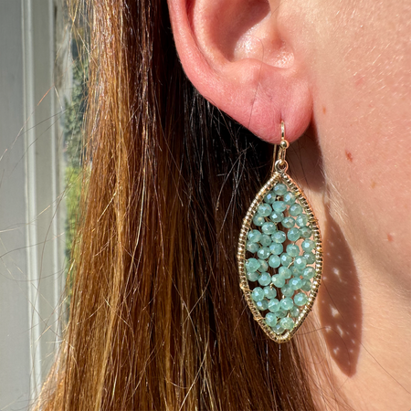 OPAL DAISY EARRINGS