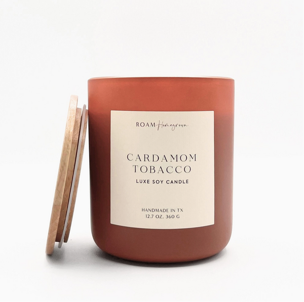 CARDAMOM & TOBACCO SOY CANDLE
