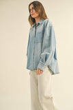 T3144   BUTTONDOWN DENIM SHIRTS