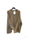 Thick cardigan with mohair and stars at the elbows #3559