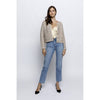 JT9063- TWEED THICK CARDIGAN SWEATER