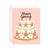 Forever Young Cake Card