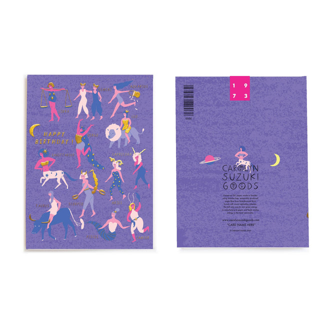 ASTRO FEMMES - Birthday Card