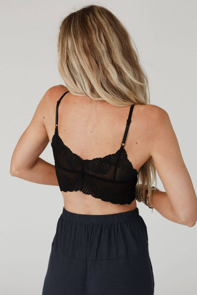 Butterfly Beauty Bralette - Black